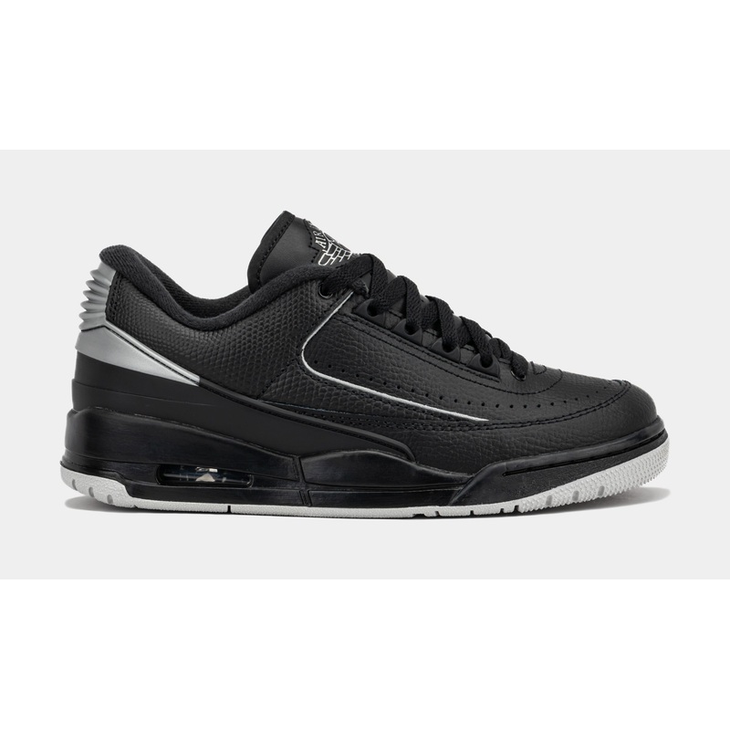Air Jordan 2/3 Grade School Lifestyle Shoes (Black/Grey)