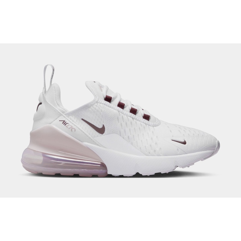 Air Max 270 Grade School Lifestyle Shoes (White/Platinum Violet)