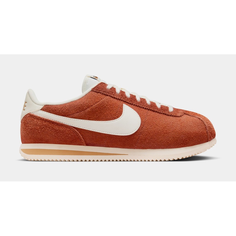 Cortez SE Suede Mens Running Shoes (Dark Russet/Flax/Muslin/Sail)
