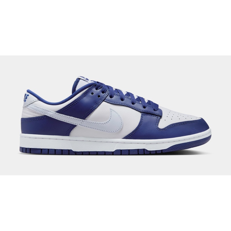 Dunk Low Mens Lifestyle Shoes (Deep Royal Blue/White/Football Grey)