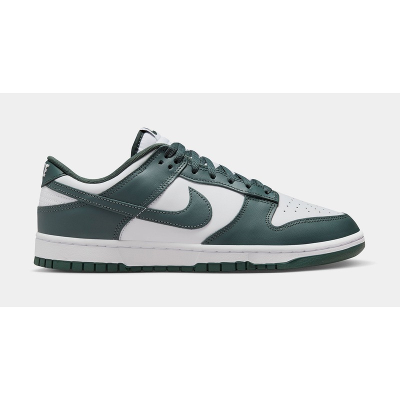 Dunk Low Retro Mens Lifestyle Shoes (White/Vintage Green/White)
