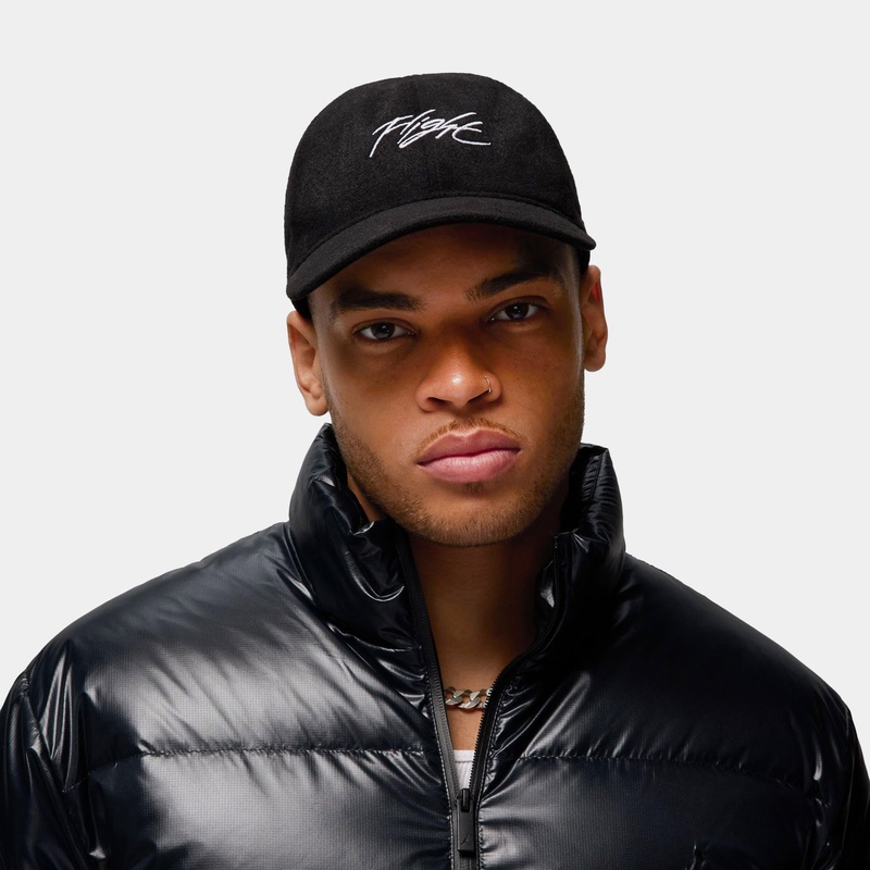 Flight Fly Unstructured Cap Mens Hat (Black/White)