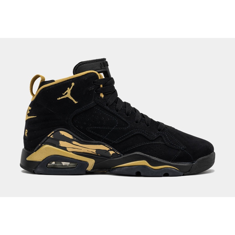Jumpman MVP Grade School Basketball Shoes (Black/Gold)