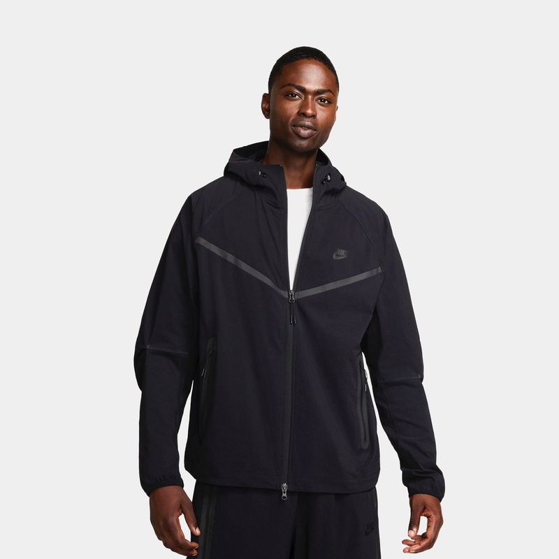 NSW Tech Woven Full Zip Mens Jacket (Black)