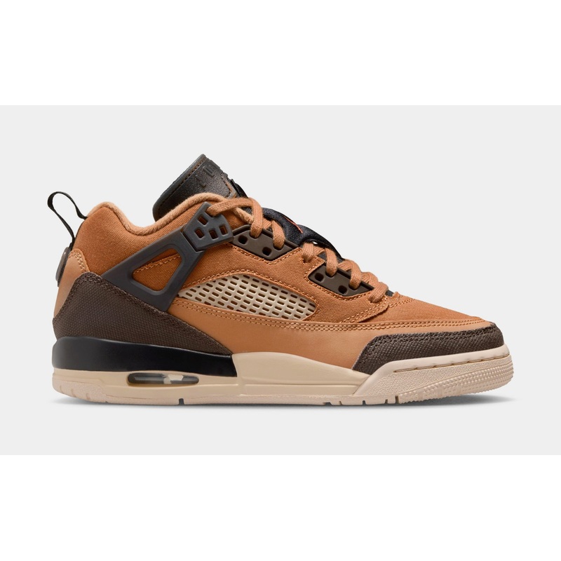 Spizike Low Flax Grade School Lifestyle Shoes (Flax/Baroque Brown/Black/Sanddrift/Vintage Coral)