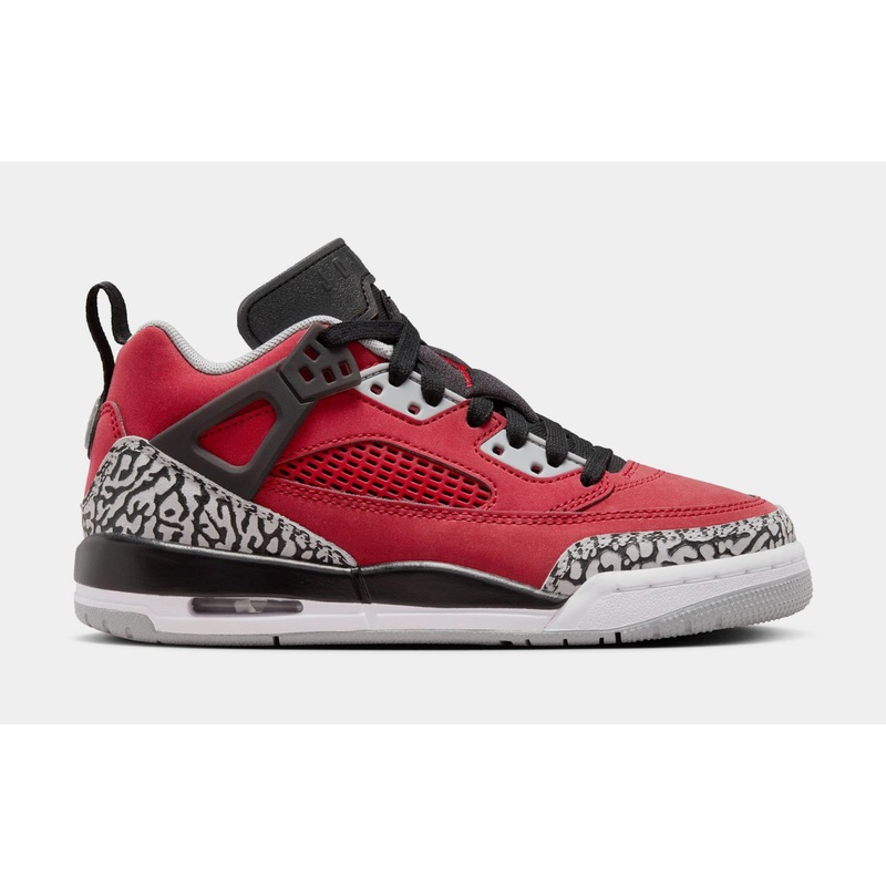 Spizike Low Toro Grade School Lifestyle Shoes (Gym Red/Wolf Grey/Cool Grey/Black)