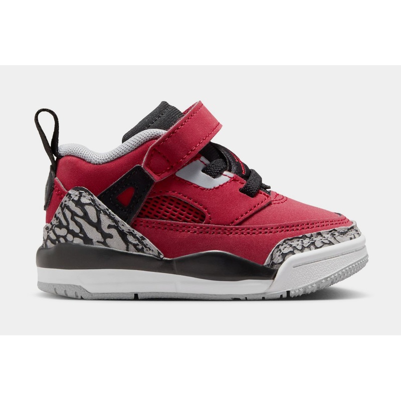 Spizike Low Toro Infant Toddler Lifestyle Shoes (Gym Red/Wolf Grey/Cool Grey/Black)