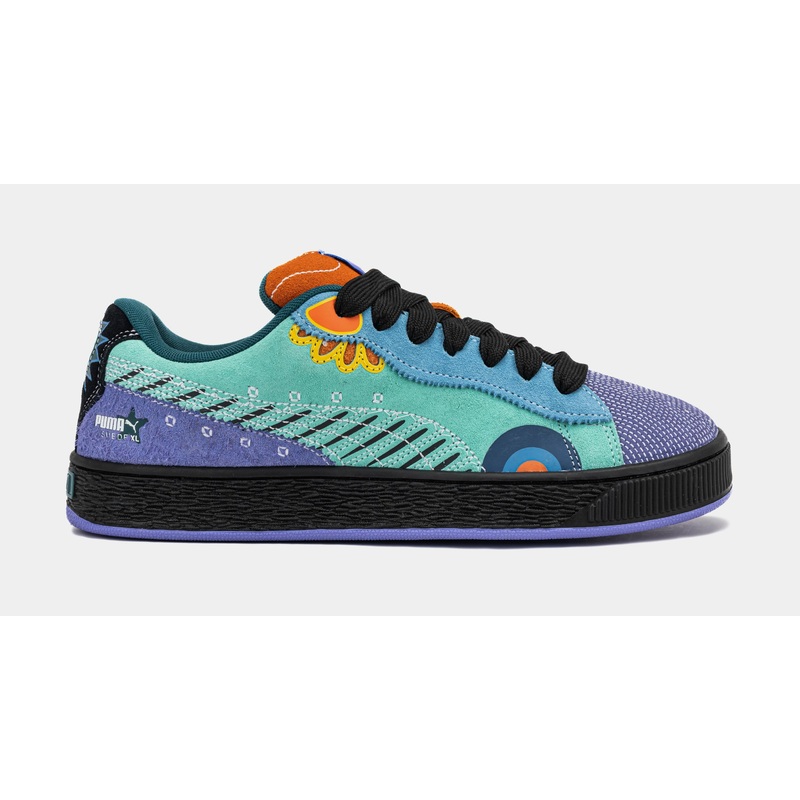 Suede XL Dia De Los Muertos Mens Lifestyle Shoes (Mint/Dark Amethyst)