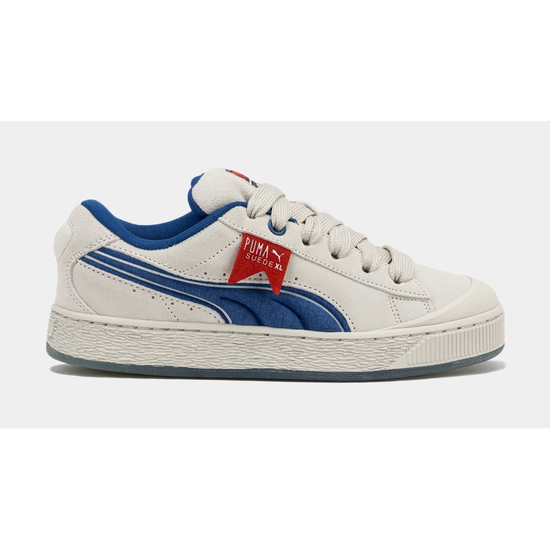 Suede XL Ghostbusters Stay Puft Mens Lifestyle Shoes (White/Red)
