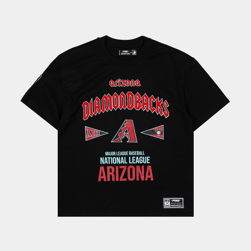 Ariziona Diamondbacks City Tour Drop Shoulder Mens Short Sleeve Shirt (Black)