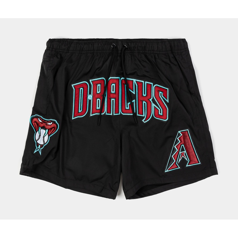 Ariziona Diamondbacks Classic Woven Mens Shorts (Black/Red)
