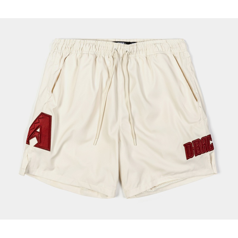 Ariziona Diamondbacks Triple Tonal Woven Mens Shorts (Neutral/Red)