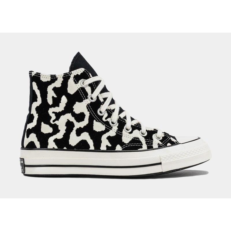 Chuck 70 HI Womens Lifestyle Shoes (Black/Beige)