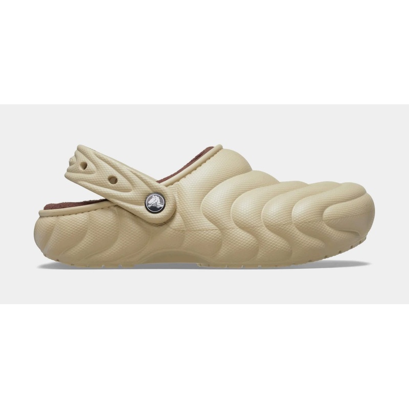 Classic Lined Overpuffed Clog Mens Sandals (Beige)
