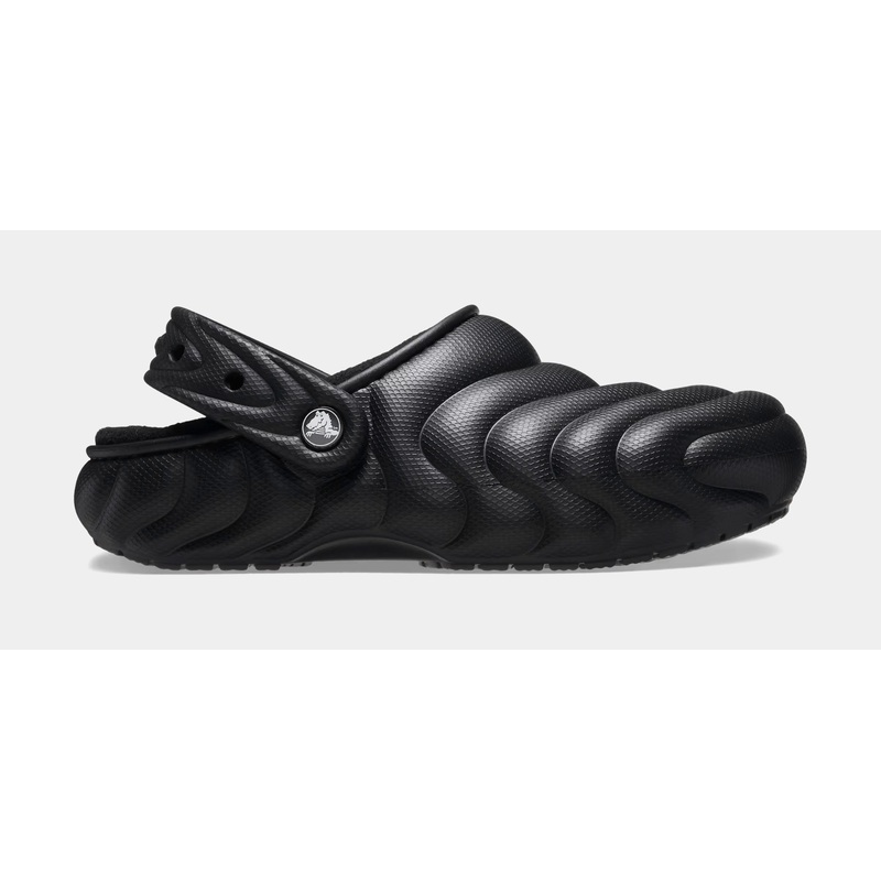 Classic Lined Overpuffed Clog Mens Sandals (Black)