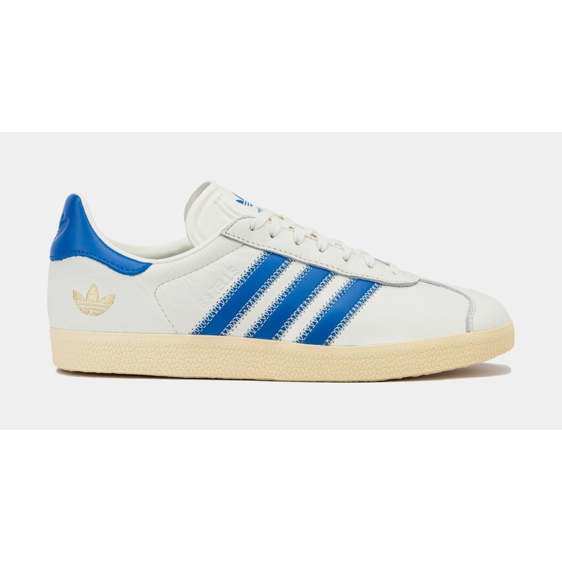 Exclusive Gazelle Mens Lifestyle Shoes (Ivory/Bold Blue)