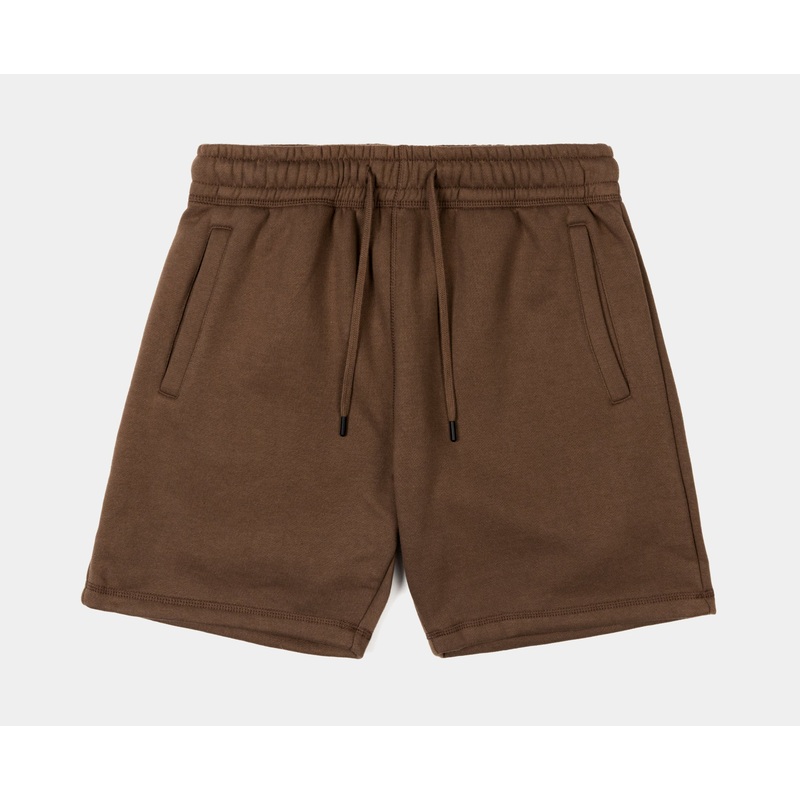 Fleece Mens Shorts (Brown)
