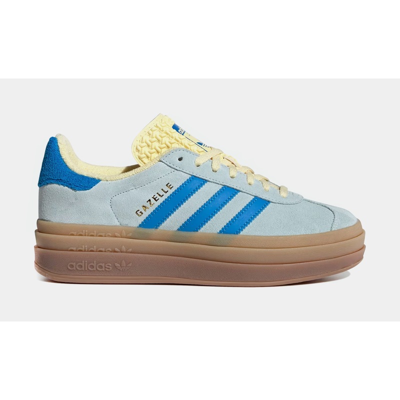 Gazelle Bold Womens Lifestyle Shoes (Almost Blue/Bright Blue/Almost Yellow)