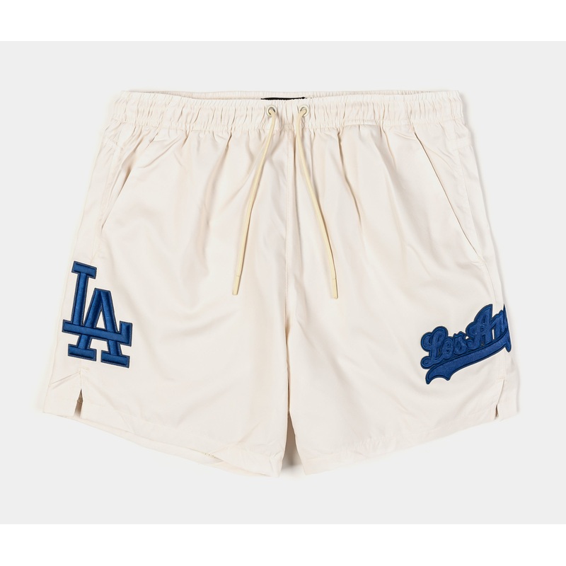 Los Angeles Dodgers Triple Tonal Woven Mens Shorts (Neutral/Blue)