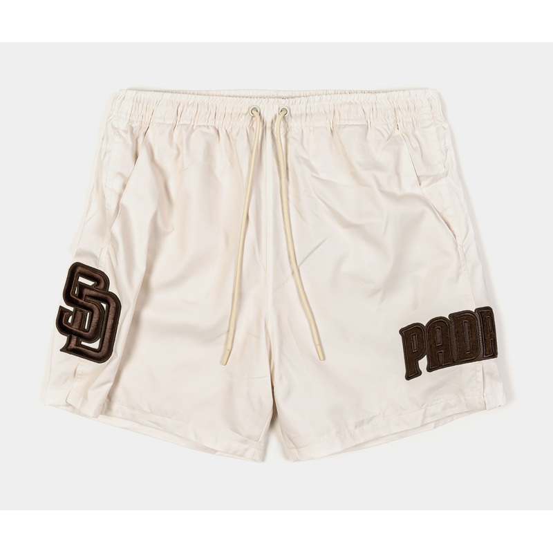 San Diego Padres Triple Tonal Woven Mens Shorts (Neutral/Brown)