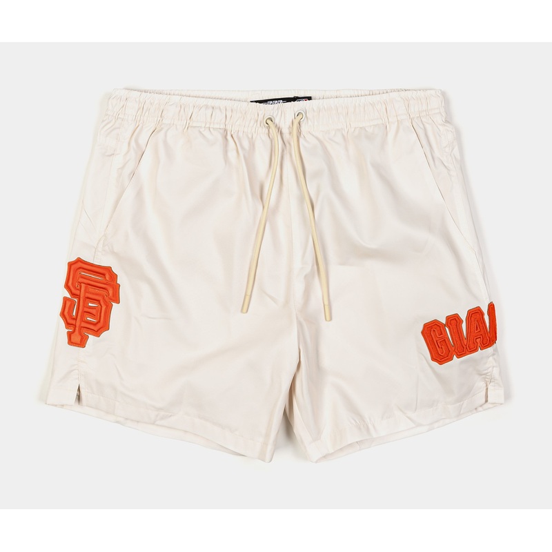 San Francisco Giants Triple Tonal Woven Mens Shorts (Neutral/Orange)
