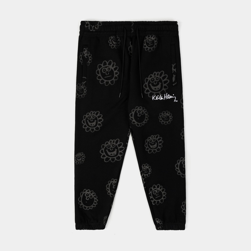 SP x Keith Haring Flower Joggers Mens Pants (Black)