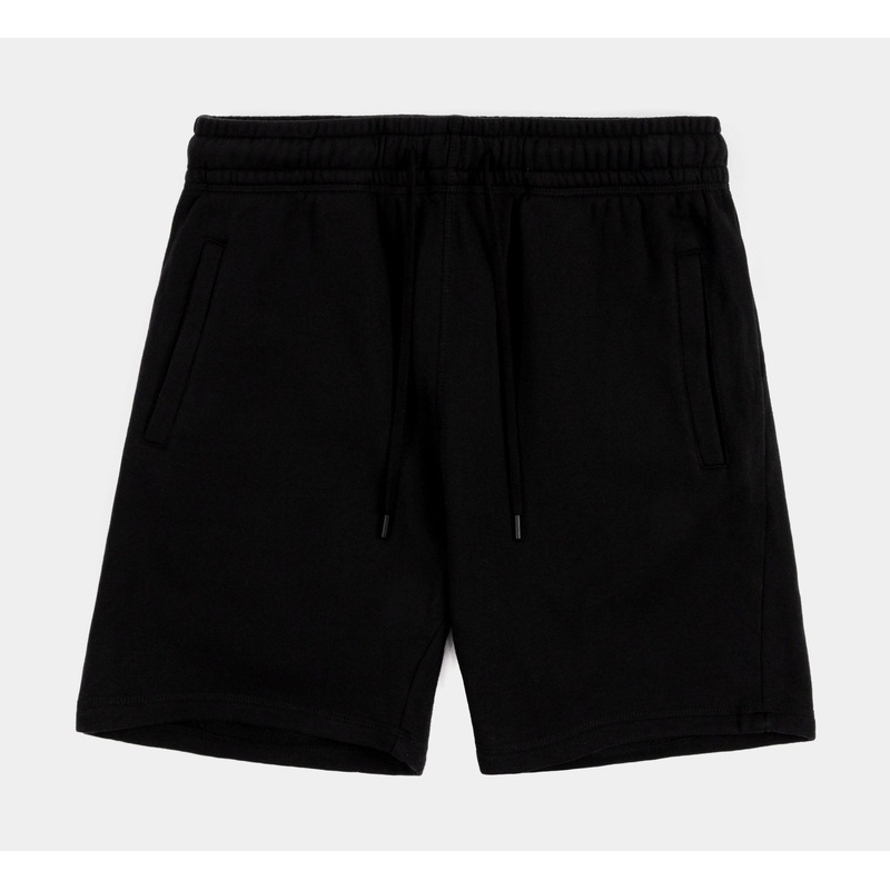 Washed Fleece Mens Shorts (Black)