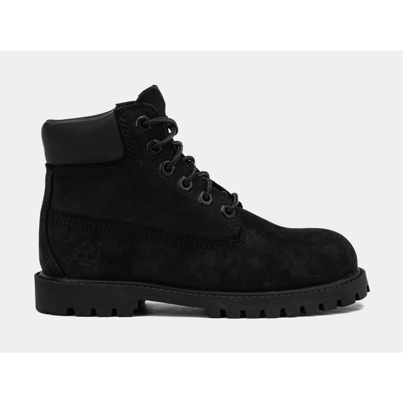 6 Inch Premium Infant Toddler Boot (Black)