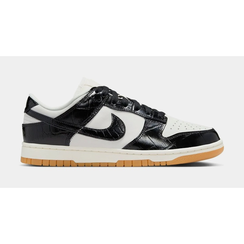 Dunk Low LX Black and Phantom Womens Lifestyle Shoes (Black/Phantom/Gum)