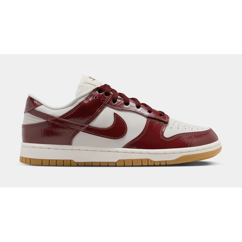 Dunk Low LX Womens Lifestyle Shoes (Sail/Picante Red/Flax/Pale Ivory)