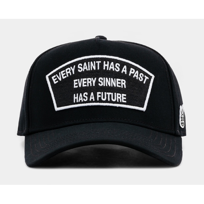 Every Saint And Sinner Trucker Mens Hat (Black/White)