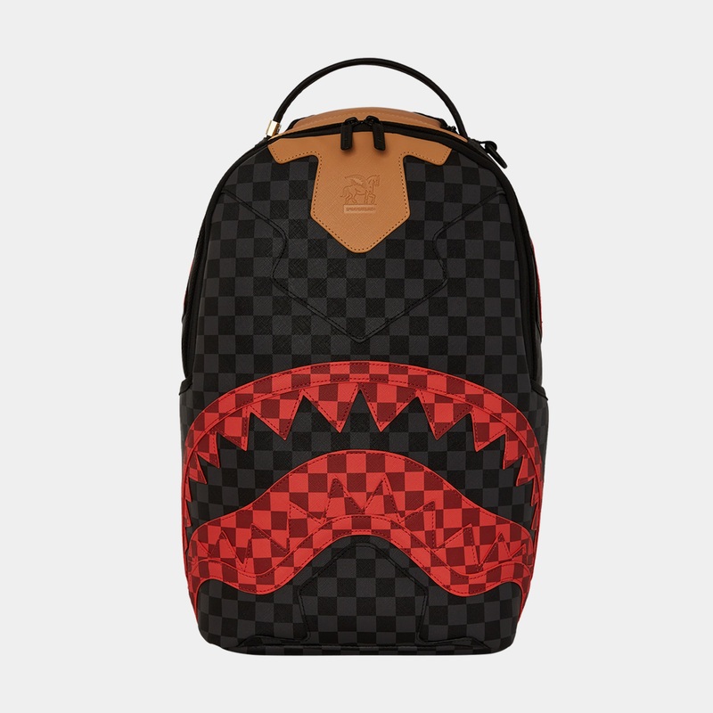 Evil Triple Decker Mens Backpack (Black/Red)