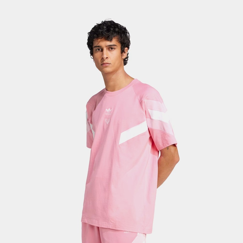 Inter Miami CF Originals Mens Short Sleeve Shirt (Easy Pink/White)