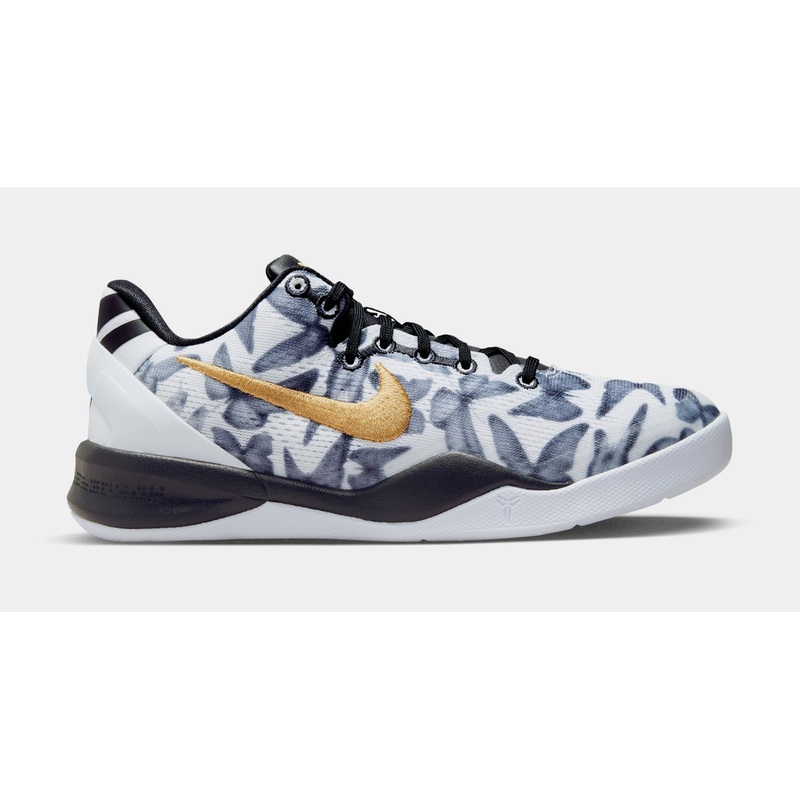 Kobe 8 Protro Mambacita Grade School Basketball Shoes (White/Metallic Gold/Black)