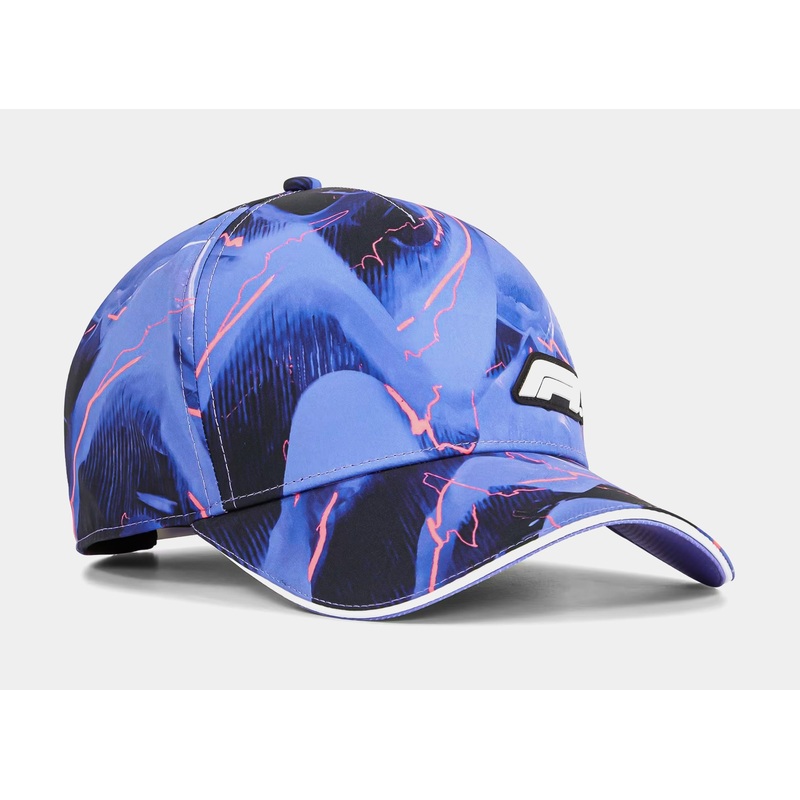 Neon Energy F1 Snapback Mens Hat (Black/Purple)