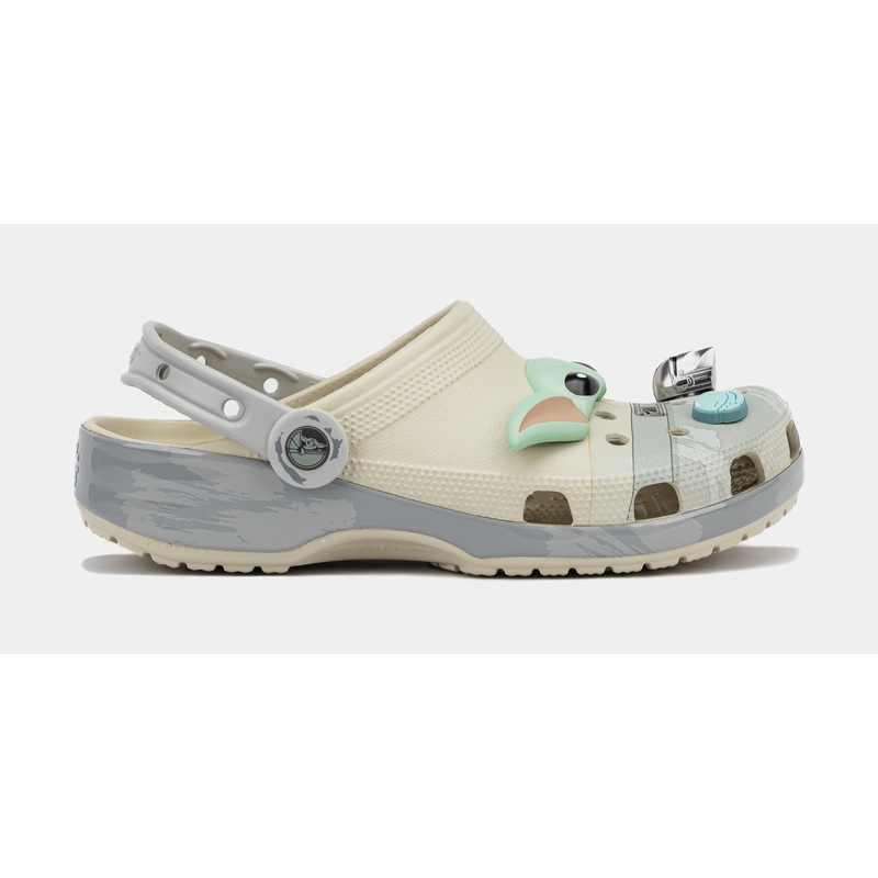 Star Wars Grogu Classic Clog Mens Sandals (Beige/Green)