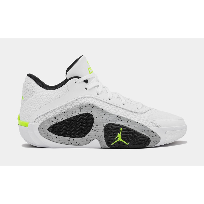 Tatum 2 Mens Basketball Shoes (White/Electric Green/Black/Wolf Grey)