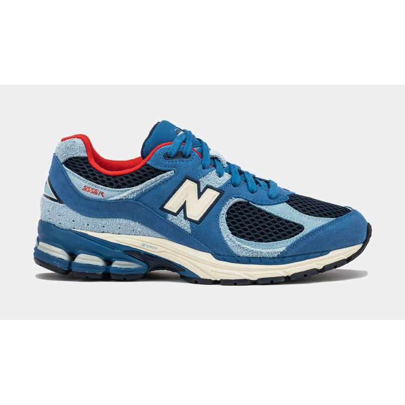 x New Balance 2002R Volcanic Rocks Mens Running Shoes (Blue/Red)