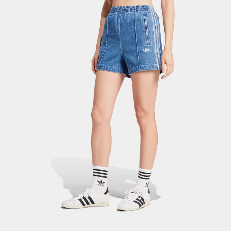 Adicolor Denim Firebird Womens Shorts (Indigo Denim)