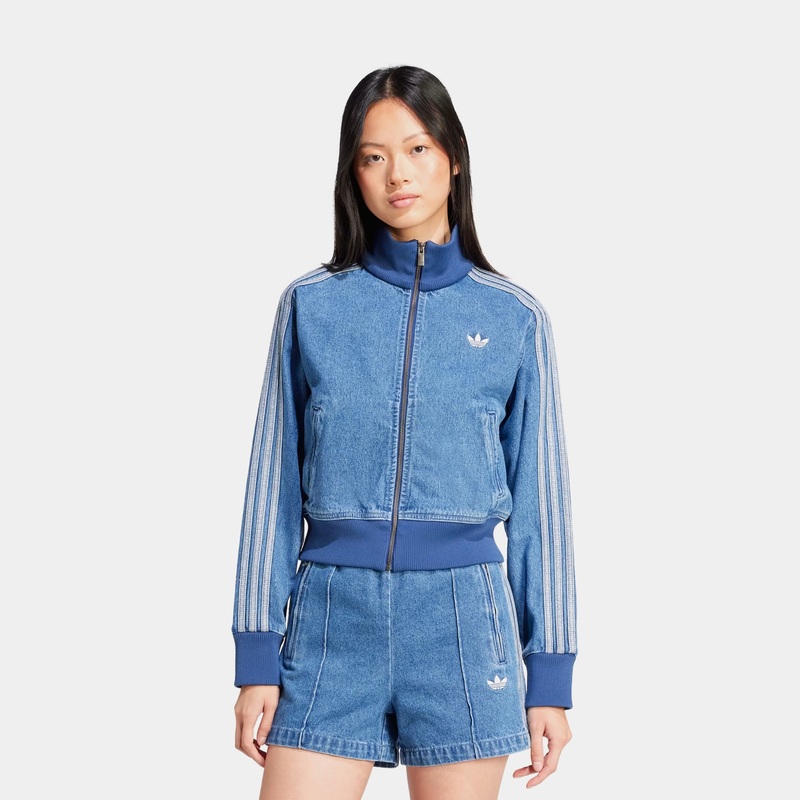 Adicolor Denim Track Womens Jacket (Indigo Denim)