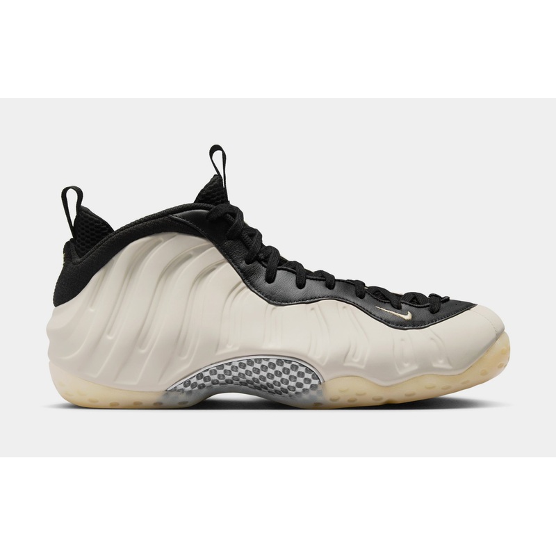 Air Foamposite Mens Basketball Shoes (Black/Team Gold/Light Orewood Brown/Chrome)