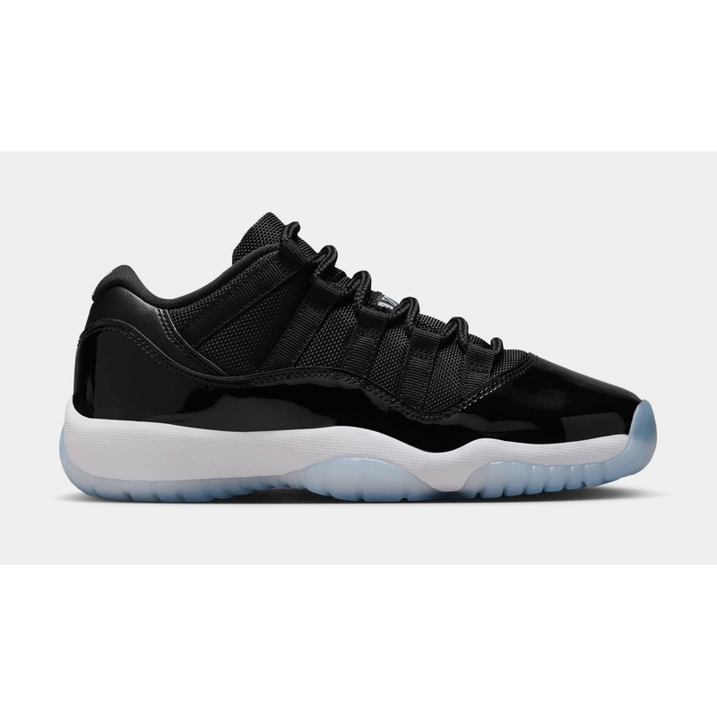 Air Jordan 11 Retro Low Black and Varsity Royal Grade School Lifestyle Shoes (Black/Varsity Royal/White)