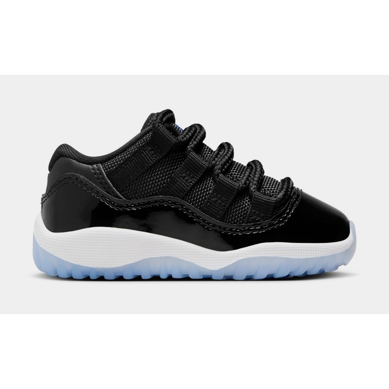 Air Jordan 11 Retro Low Black and Varsity Royal Infant Toddler Lifestyle Shoes (Black/Varsity Royal/White)