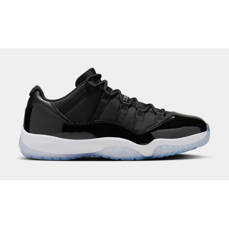 Air Jordan 11 Retro Low Black and Varsity Royal Mens Lifestyle Shoes (Black/Varsity Royal/White)