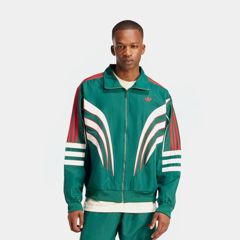 Atlanta Track Mens Jacket (Collegiate Green/Cloud White)