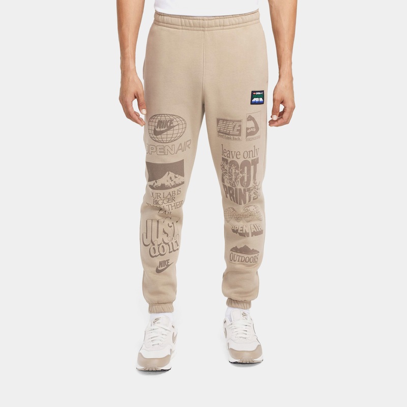 Club Mens Fleece Pant (Khaki/Brown)