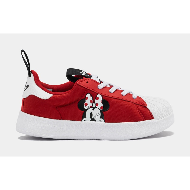 Disney x Adifom Superstar 360 Preschool Lifestyle Shoes (Red/White)