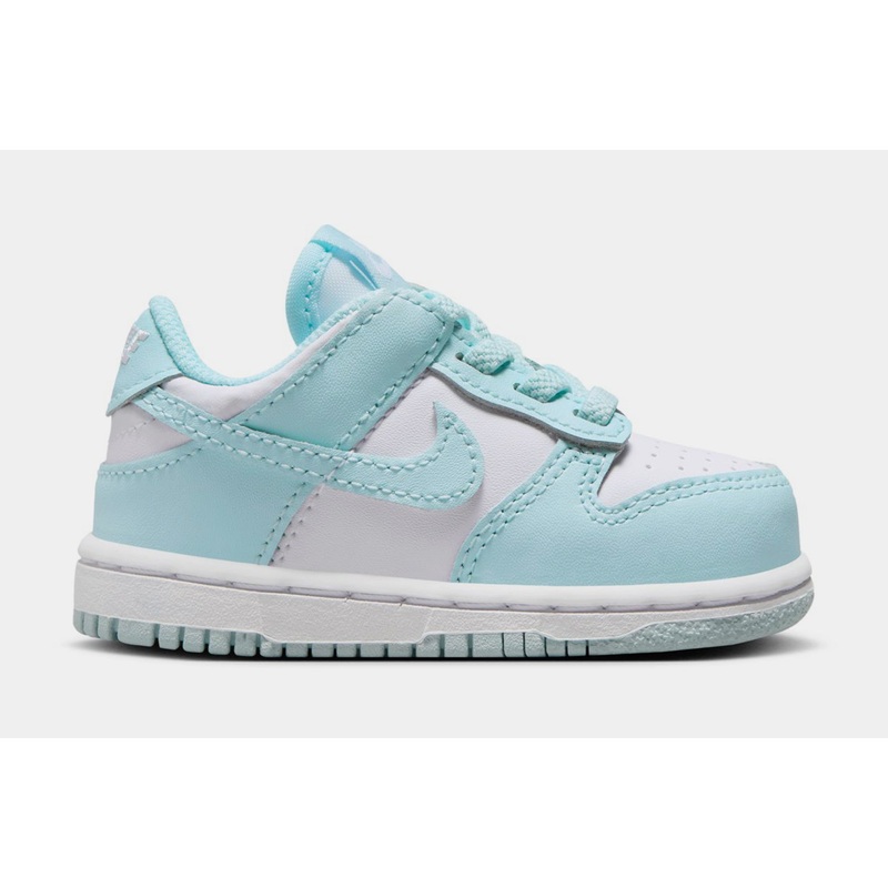Dunk Low Infant Toddler Lifestyle Shoes (White/Glacier Blue)