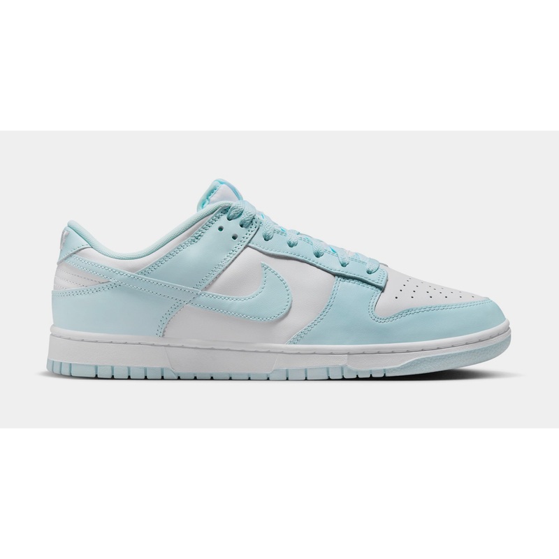 Dunk Low Mens Lifestyle Shoes (White/Glacier Blue)