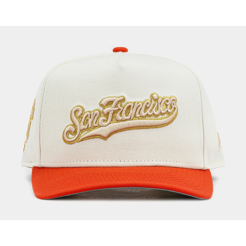 Exclusive San Francisco Giants Chrome 950AF Snapback Mens Hat (Orange/White)